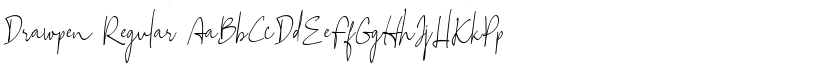 Drawpen font download
