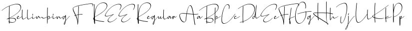 Bellimbing FREE Regular font