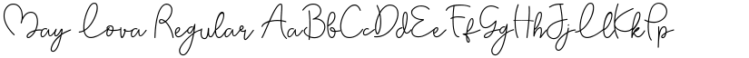 May Lova Regular font
