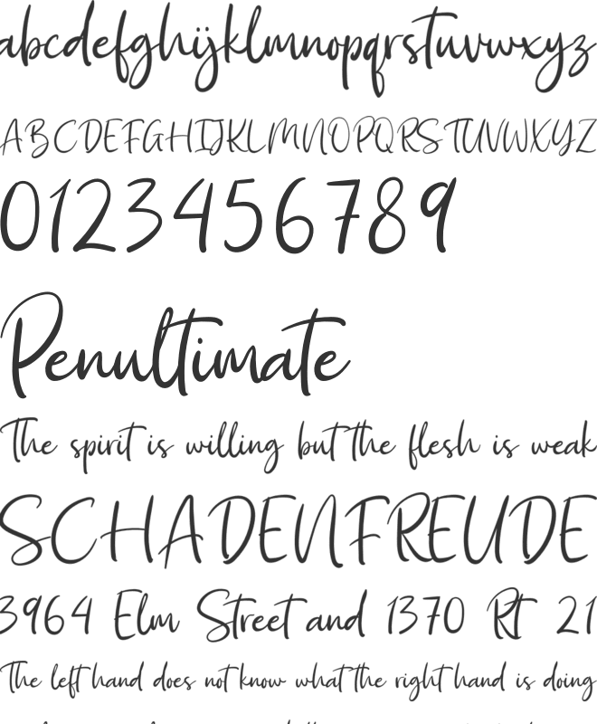 Kimie Roselyne font preview