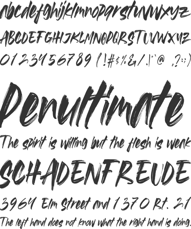 Akihabara font preview