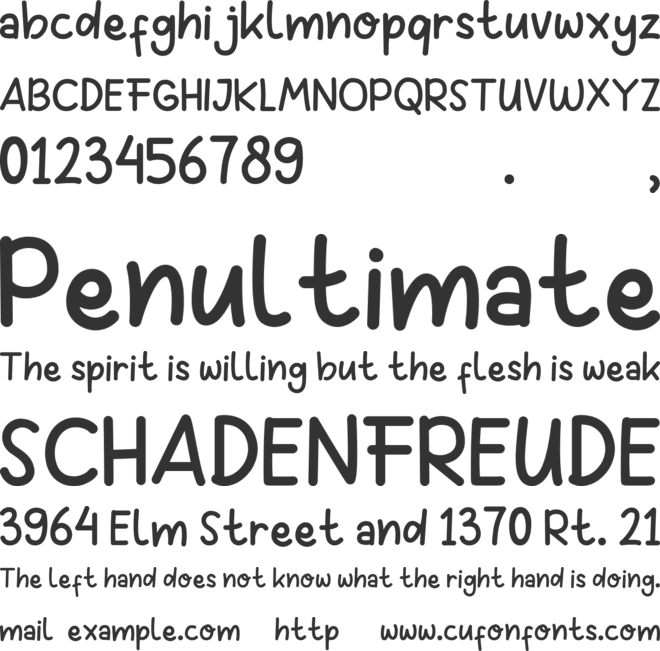 Aroma Rasa font preview