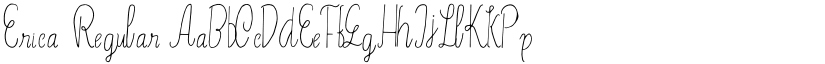 Erica Regular font