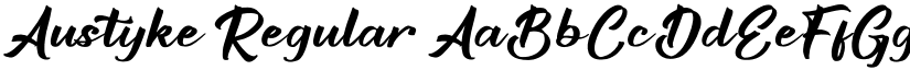 Austyke Regular font
