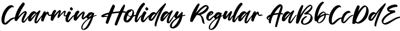 Charming Holiday font download