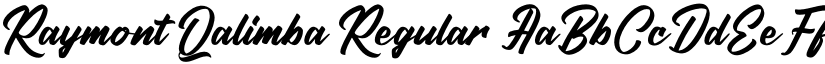 Raymont Qalimba Regular font