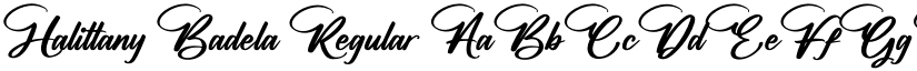 Halittany Badela font download
