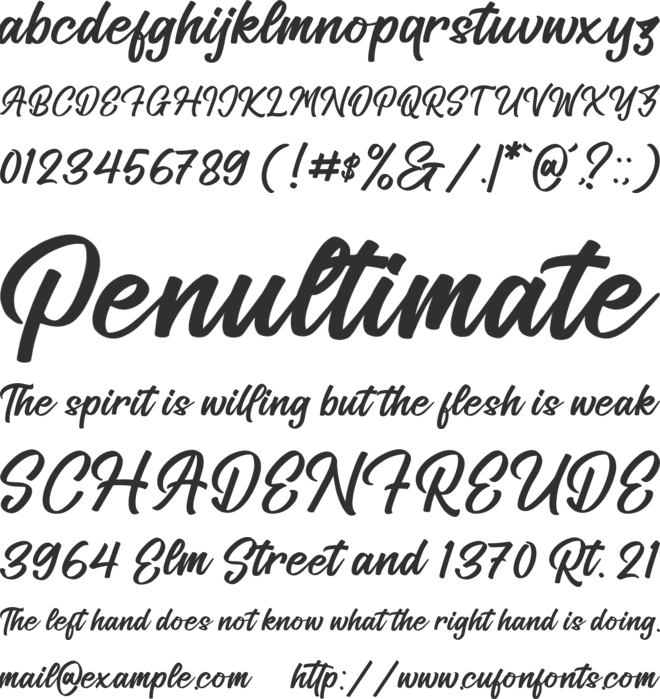 Amsterdam Traveling font preview