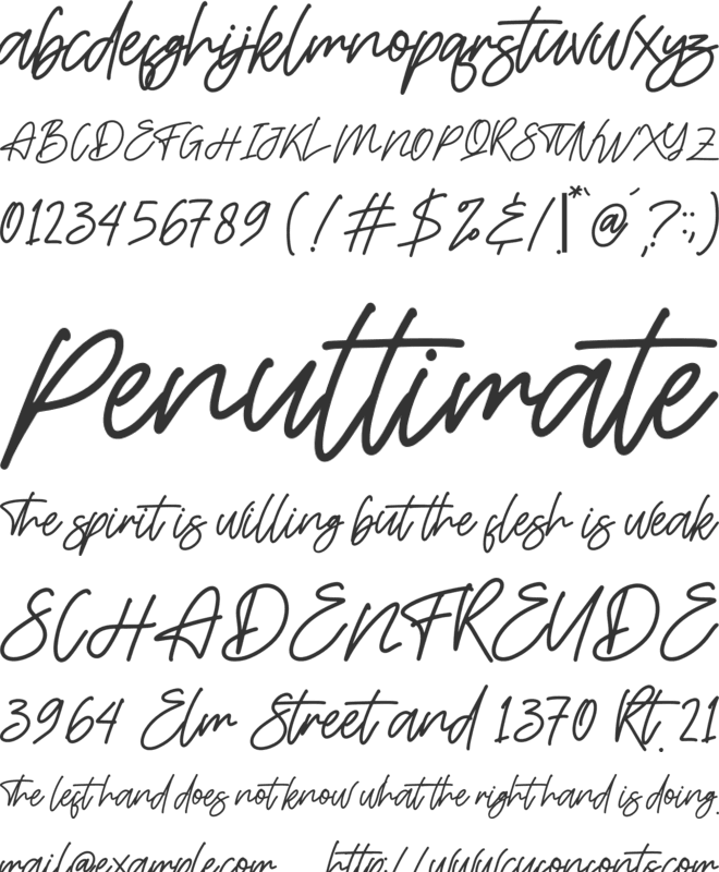 Lovelyta font preview