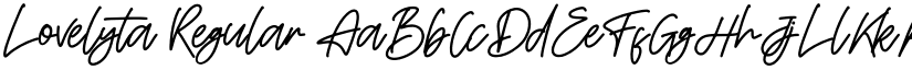 Lovelyta Regular font