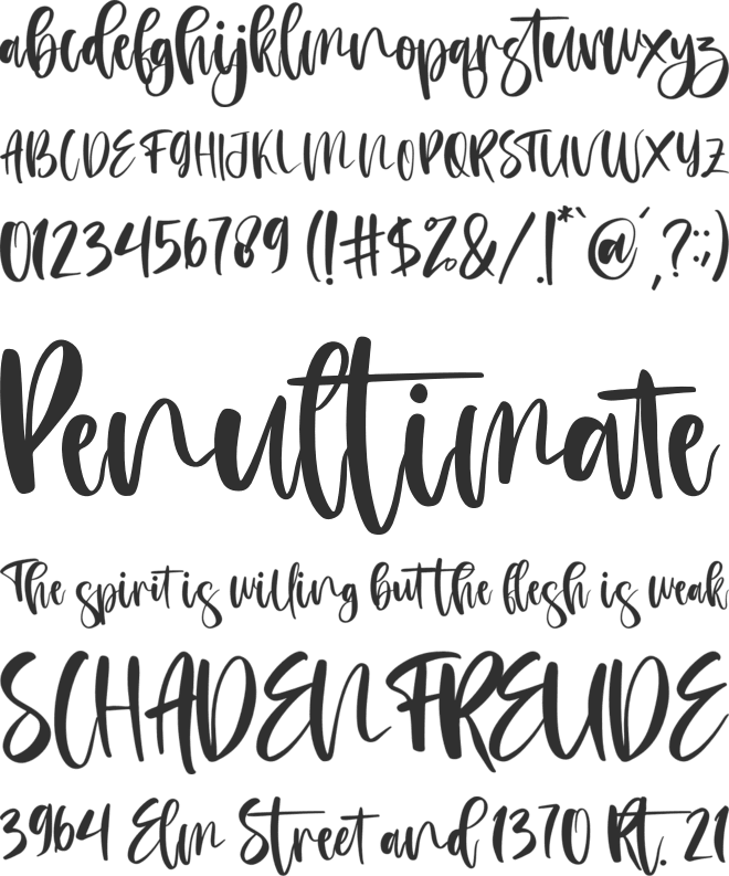 Saturday Morning font preview