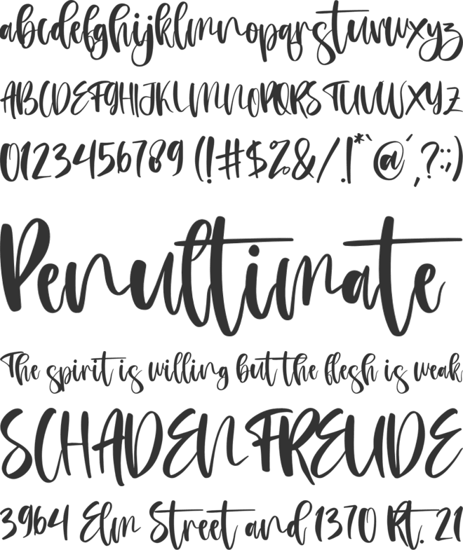 Saturday Morning font preview