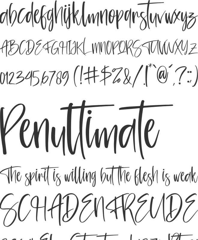 Farmhouse font preview