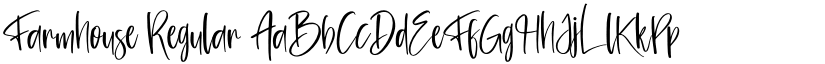 Farmhouse Regular font