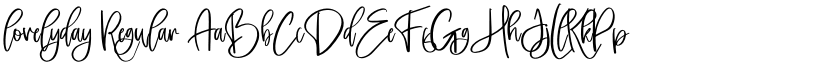 lovelyday Regular font