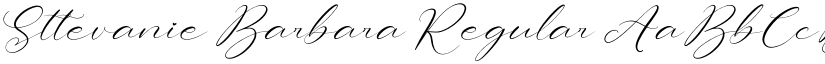 Sttevanie Barbara Regular font