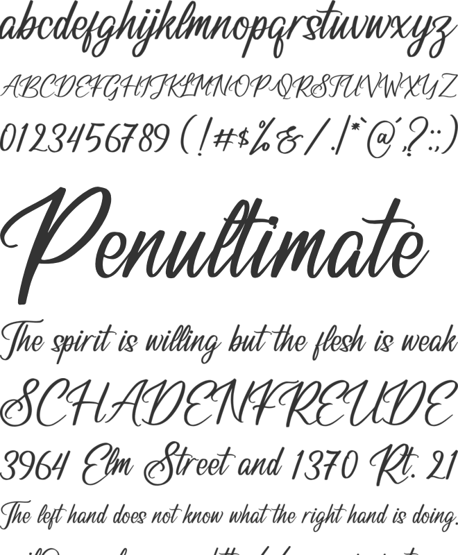 Cuningham Singleton font preview