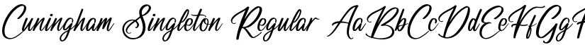 Cuningham Singleton font download