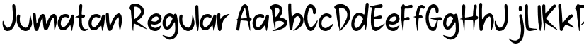 Jumatan Regular font