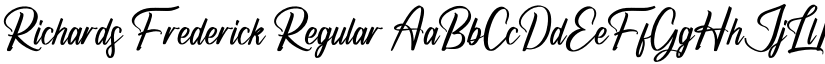 Richards Frederick font download