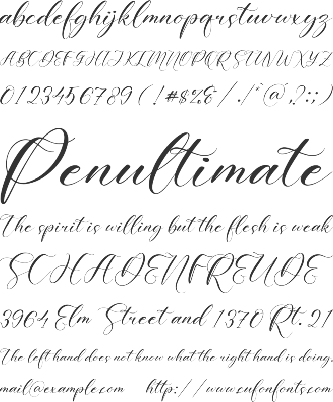 Harietta Bulmer font preview