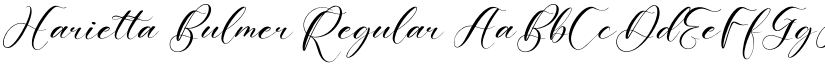 Harietta Bulmer Regular font