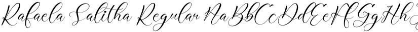Rafaela Salitha Regular font
