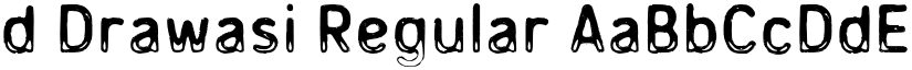 d Drawasi Regular font