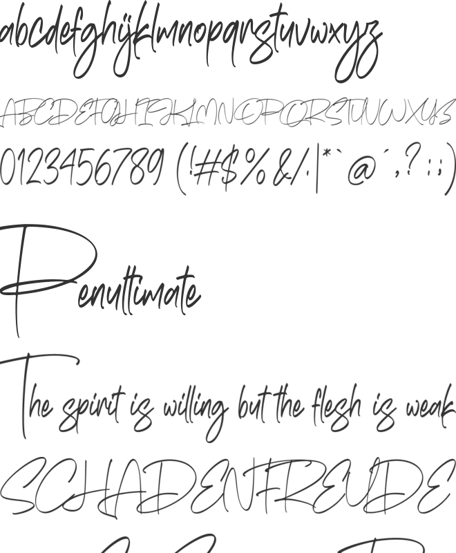 Bulgaryyan font preview