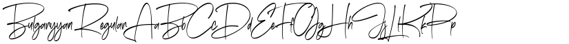 Bulgaryyan Regular font