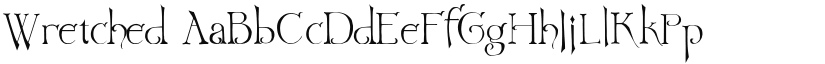 Wretched font download