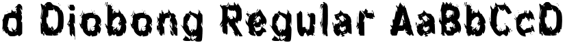d Diobong Regular font