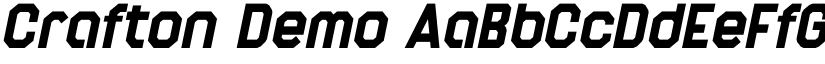 Crafton Demo font
