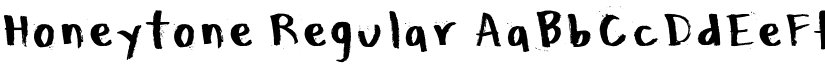Honeytone Regular font
