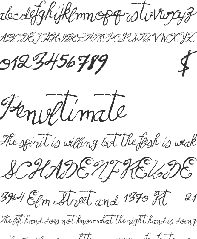 FrenchPirates font preview