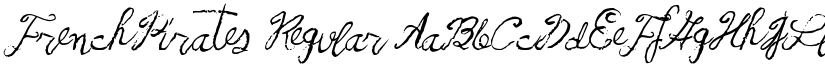 FrenchPirates Regular font