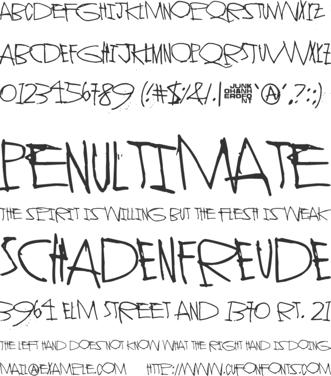 Stranger In You font preview