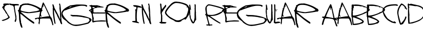 Stranger In You Regular font