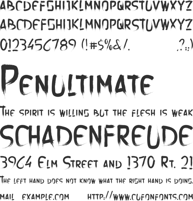DEGANISIOUS DEMO 3 font preview