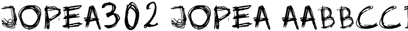 jopea302 jopea font