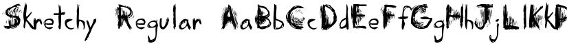 Skretchy Regular font