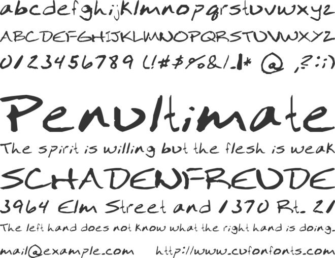 Moodica font preview