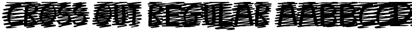 Cross Out Regular font