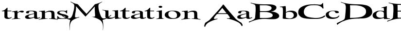 transMutation font