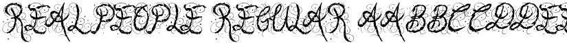 Real People Regular font