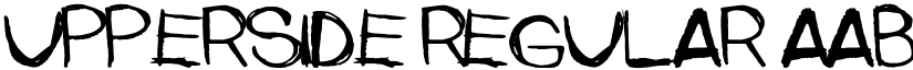 UpperSide Regular font