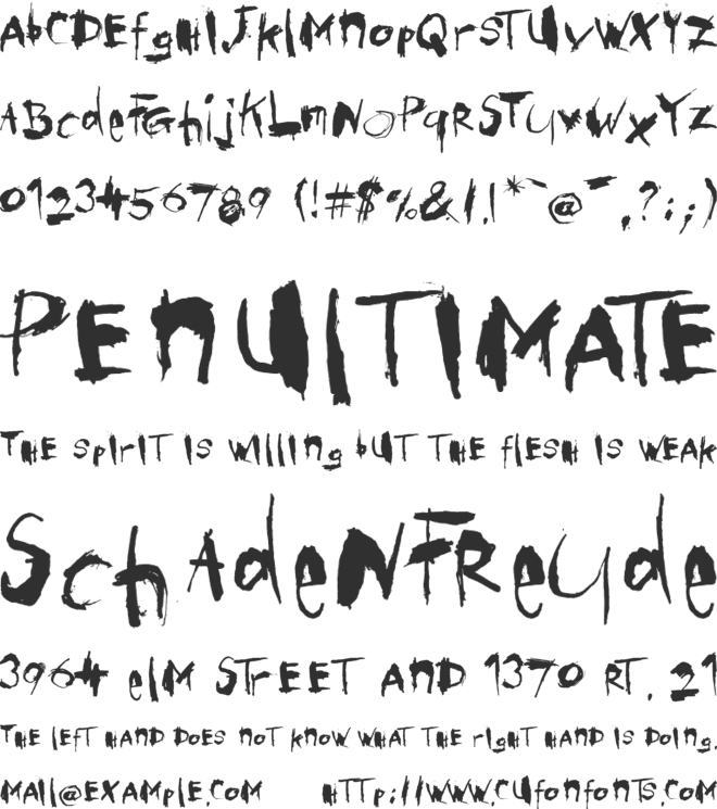 institut font preview
