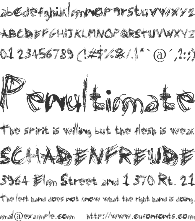 Domenico128 font preview