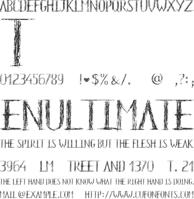 HKH Old Glyphs short font preview