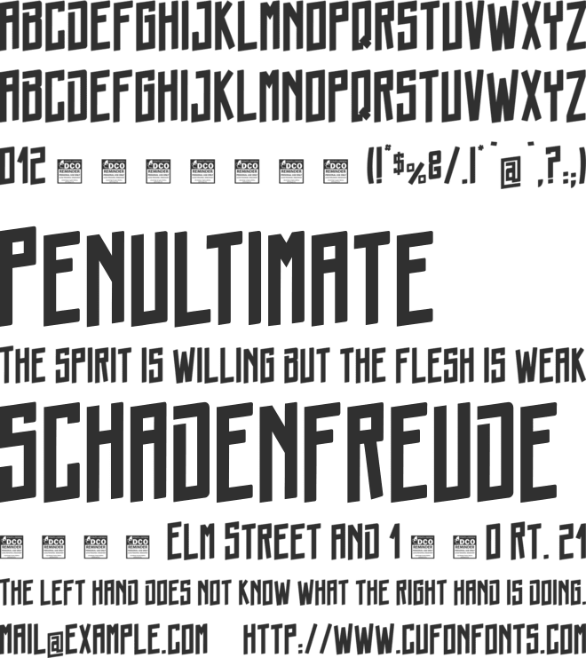 Chorizo Cartel_PersonalUseOnly font preview